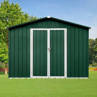 Metal garden sheds 6ftx8ft outdoor storage sheds - 70.90in. W X99.60in.DX75.60in. H