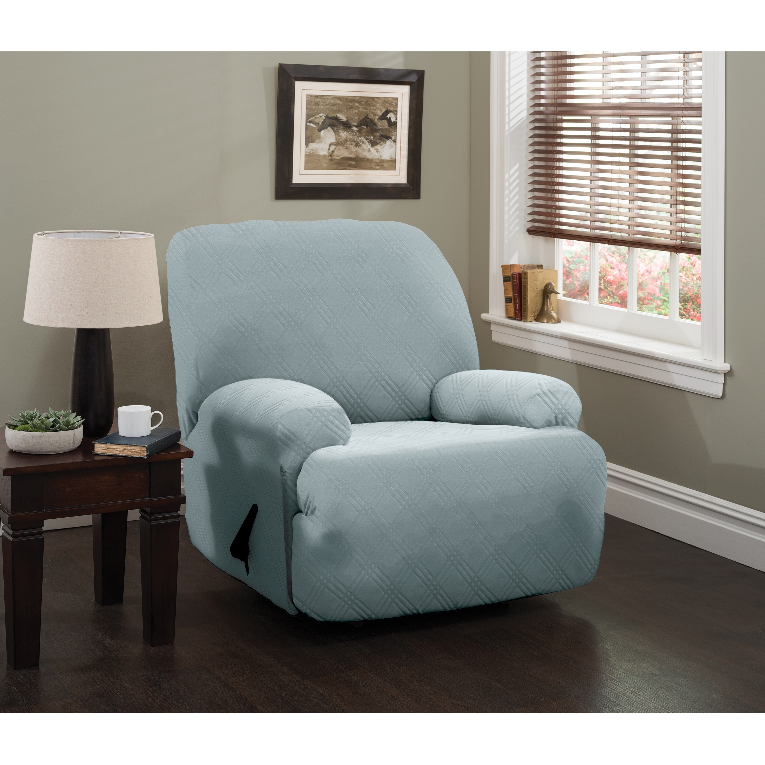 Stretch Sensations Double Diamond Jumbo Recliner Slipcover Bed Bath Beyond 18844118