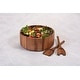 preview thumbnail 2 of 1, Extra-Large Salad Bowl with Servers
