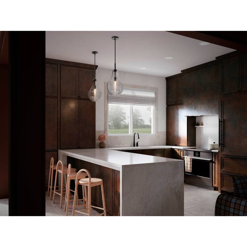Kohler Lighting 42197-PE01 Simplice 12" Wide Teardrop Pendant