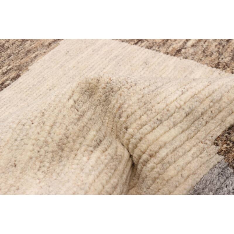 ECARPETGALLERY Hand-knotted Tangier Ivory Wool Rug - 8'0 x 10'2