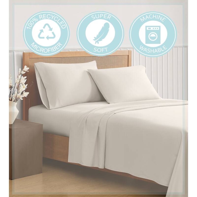 Truly Soft Green Recycled Sheet Set