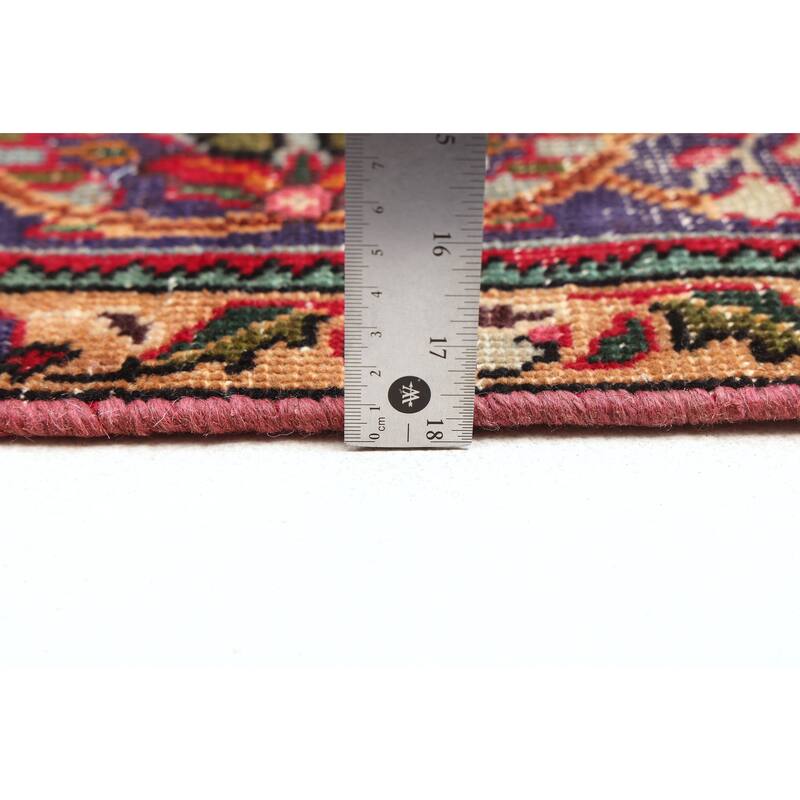 ECARPETGALLERY Hand-knotted Antalya Vintage Red Wool Rug - 6'6 x 9'6