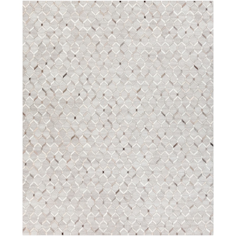 Hand-Crafted Esplanade Viscose & Hair-on-hide Area Rug