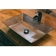 preview thumbnail 11 of 10, 20-in Rectangle Vessel Hammered Copper Sink (VREC2014DB)