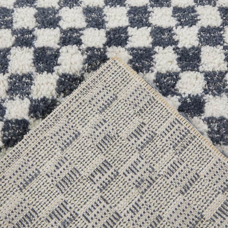 Mann Checkered Area Rug