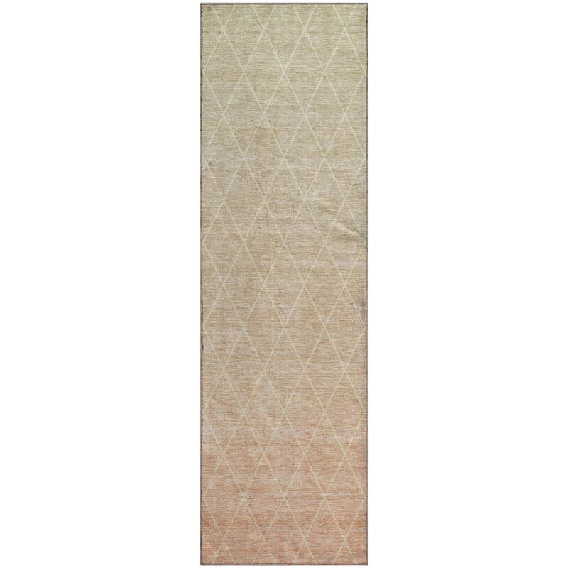 Premium Washable Super Soft Ombre Diamonds Mayfield Rug