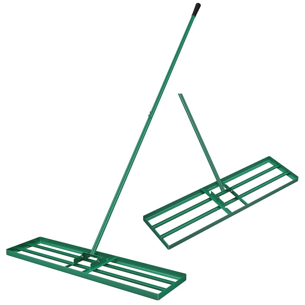Costway Lawn Leveling Rake 36" x 10" Heavy Duty Level Lawn Tool for - See Details