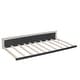 preview thumbnail 23 of 49, Upholstered Platform Bed with Drawers and Trundle, Queen Size, Linen Fabric, for Bedroom