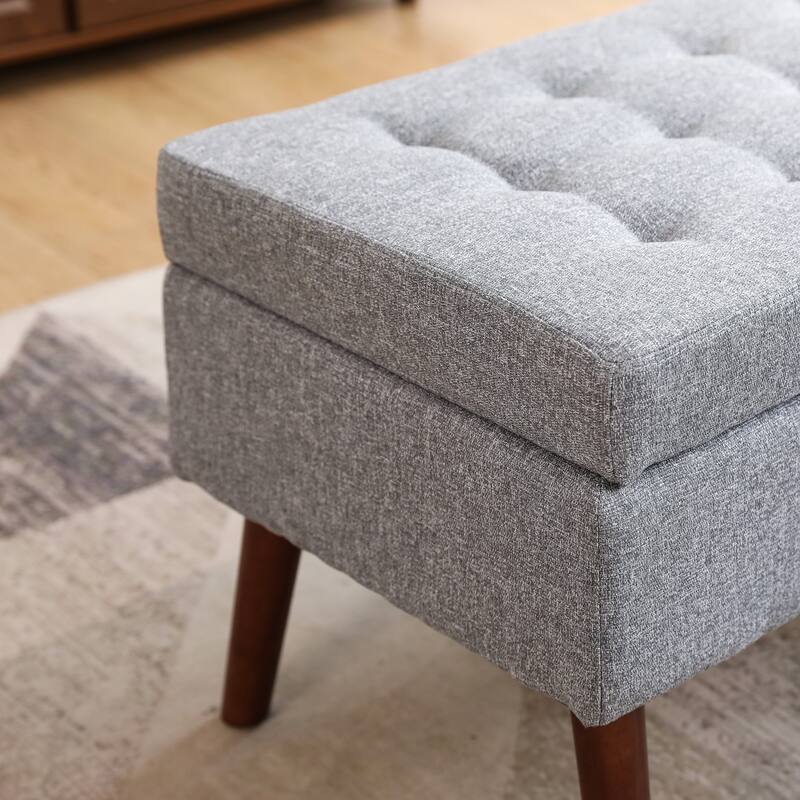 Storage Bench with Storage Bench for Bedroom End of Bed Bench Foot of Bed Bench Storage Ottoman Bench 43.3" W x 17.7"