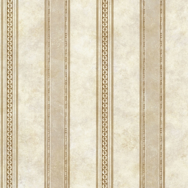 Brewster SRC76199-SAM 8"x 10" Sample of SRC76199 - Beige Tuscan Stripe