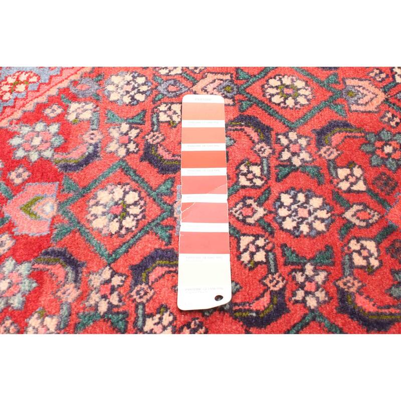 ECARPETGALLERY Hand-knotted Andelz Red Wool Rug - 4'3 x 7'7