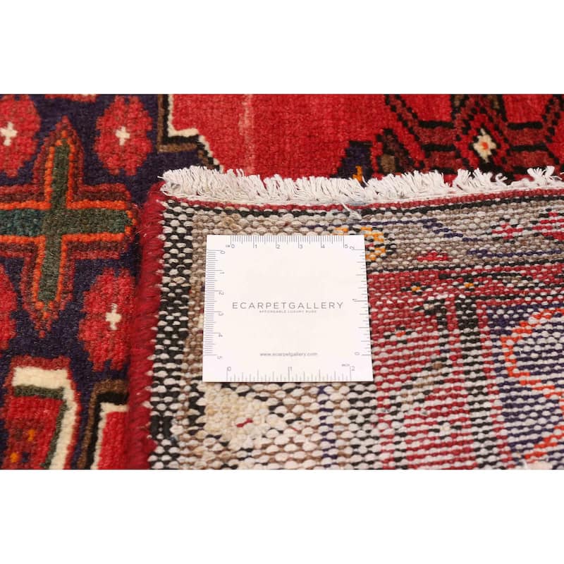 ECARPETGALLERY Hand-knotted Andelz Red Wool Rug - 3'4 x 4'7