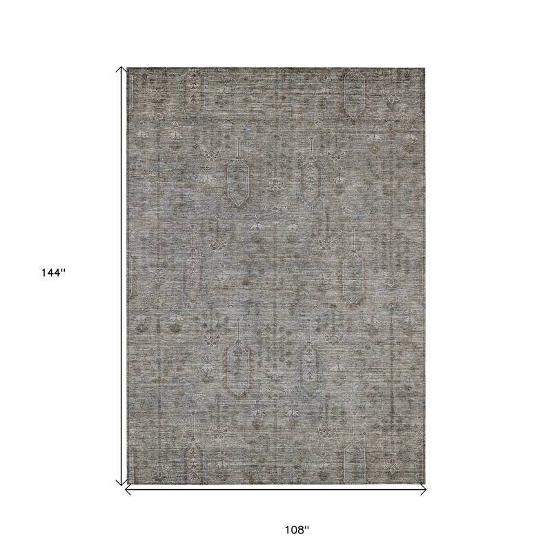 HomeRoots Southwestern Transitional Rectangle Outdoor Rug
