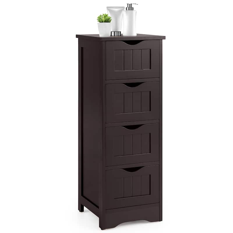 Costway 32.5'' Bathroom Floor Cabinet with Anti-tipping Device