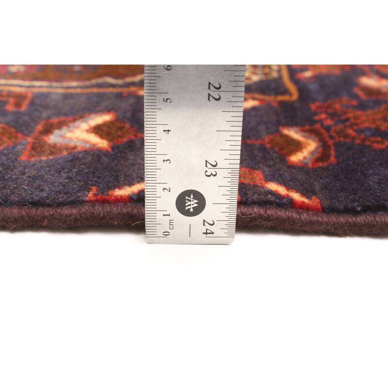 ECARPETGALLERY Hand-knotted Teimani Dark Navy Wool Rug - 2'7 x 4'9