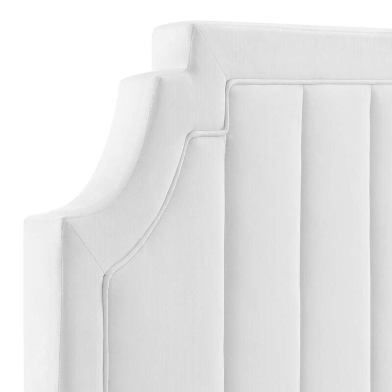Alyona Channel Tufted Performance Velvet Twin Headboard - Overstock ...