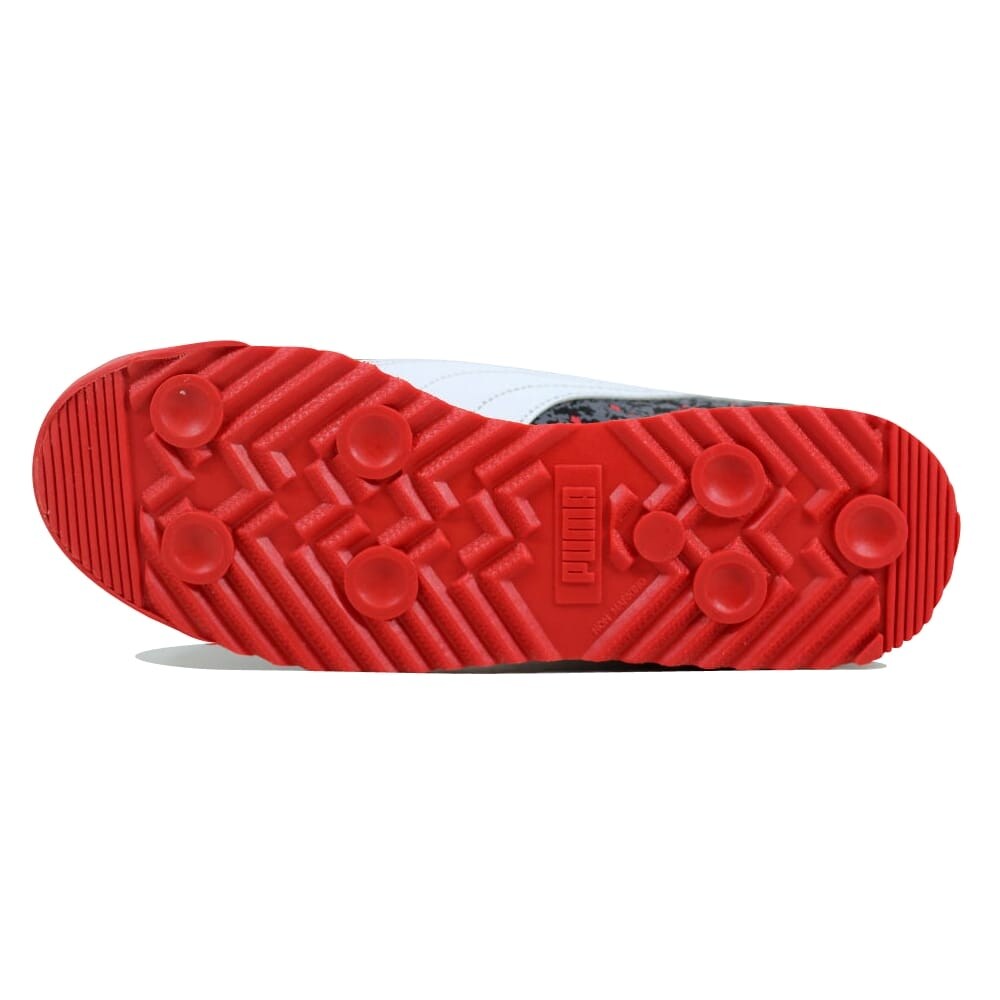 Shop Black Friday Deals On Puma Grade School Roma Basic Wcamo Jr Black White High Risk Red 359730 02 Overstock 27601267