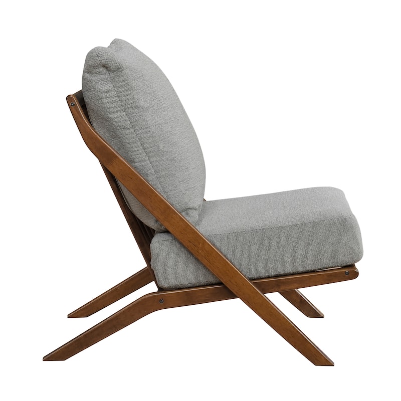 Roussel Chenille Armless Accent Chair