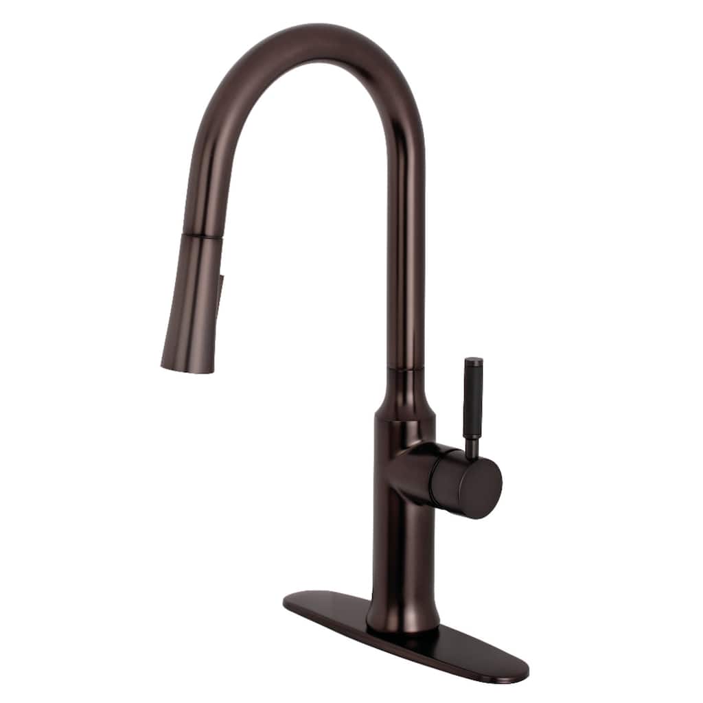 Kingston Brass Kaiser 1.8 GPM Widespread Kitchen Faucet with