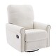 preview thumbnail 11 of 23, Heido 360 Degree Swivel Glider Manual Recliner Leisure Sofa Chair