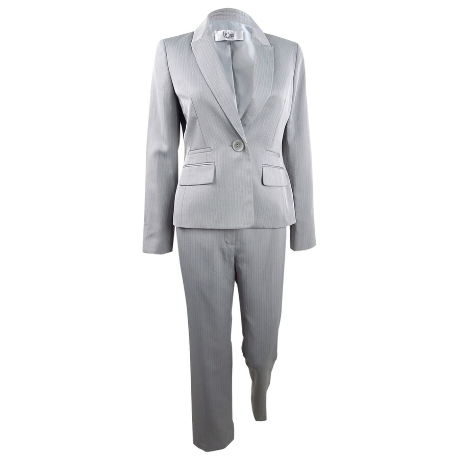womens plus size white pant suit