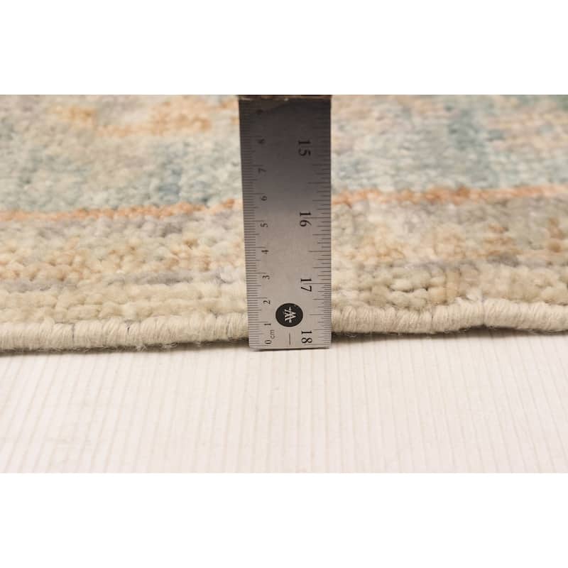 ECARPETGALLERY Hand-knotted Jules Serapi Beige Wool Rug - 7'11 x 9'9