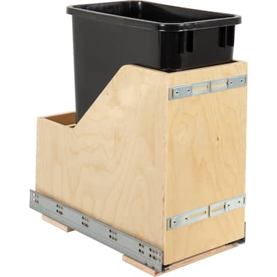 Hardware Resources CDM-WBMS35V 10" Wide 35 Quart Waste Solution-Wood