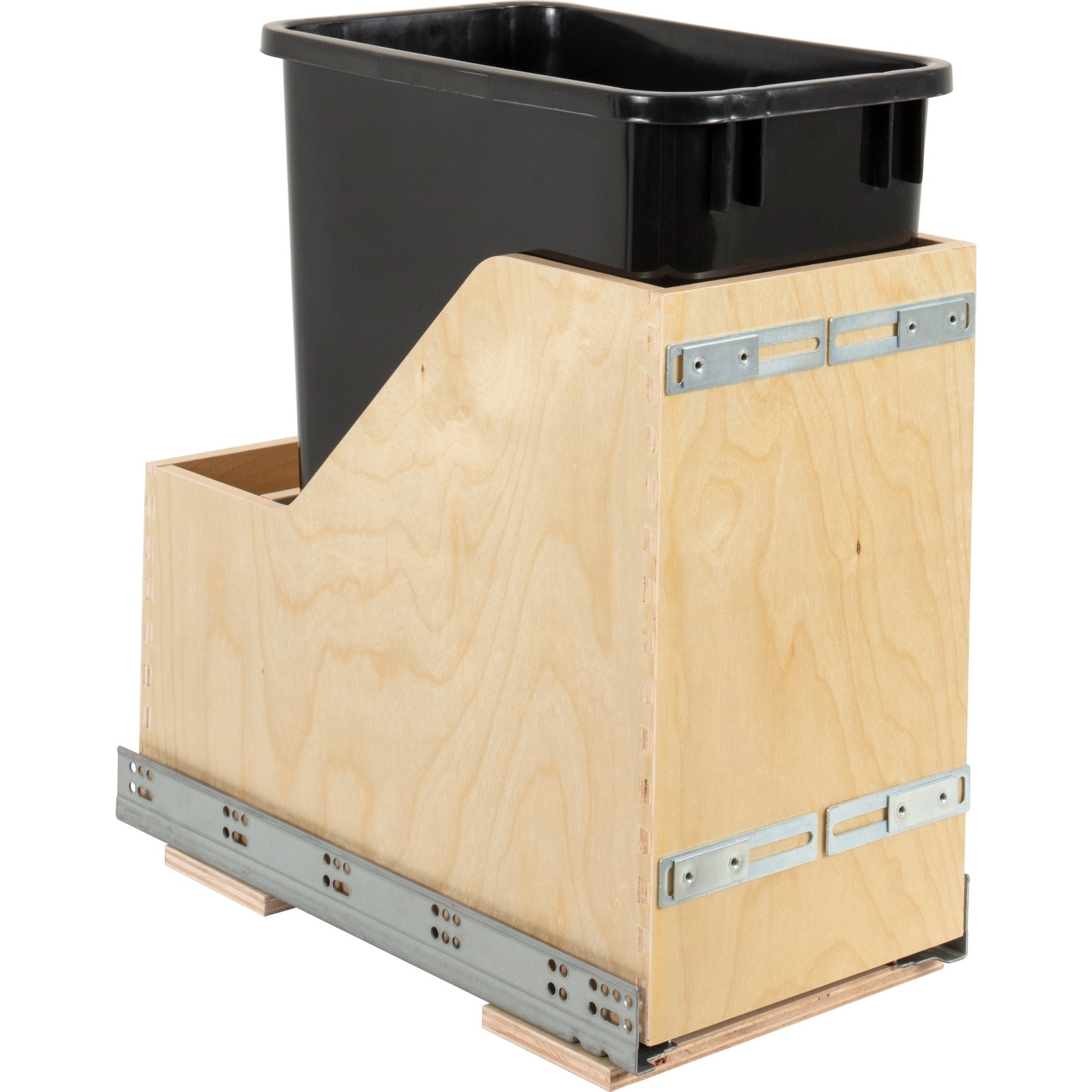 Hardware Resources CDM-WBMS35V 10" Wide 35 Quart Waste Solution-Wood