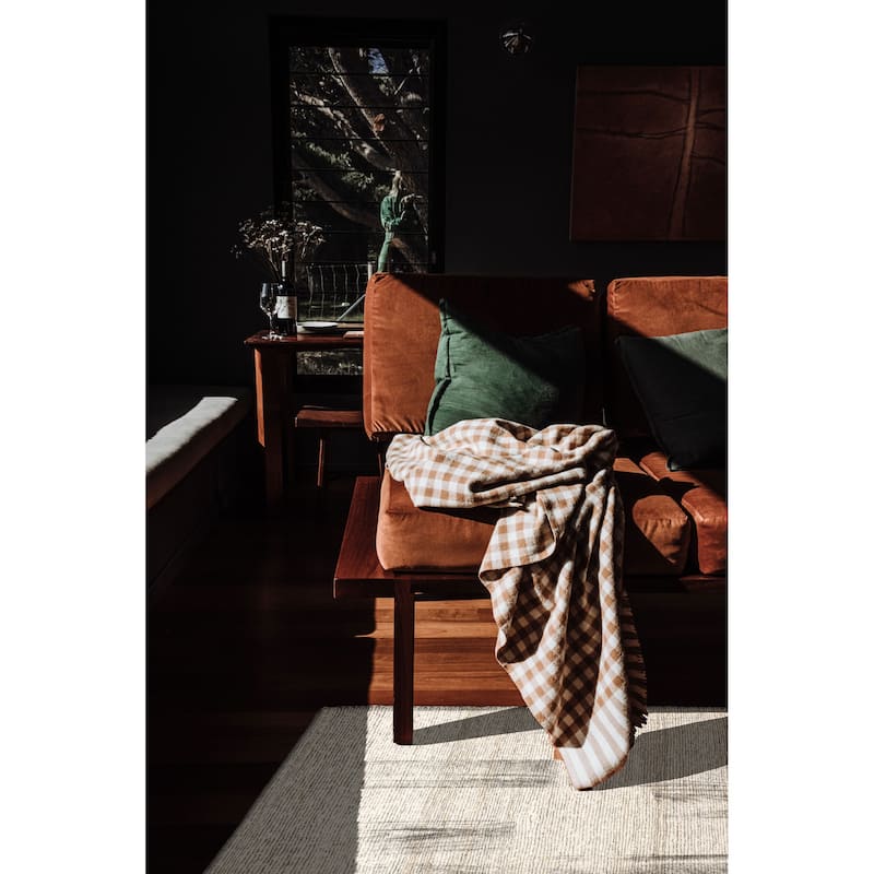 ECARPETGALLERY Braid weave Sienna Cream Wool Rug - 5'0 x 7'8