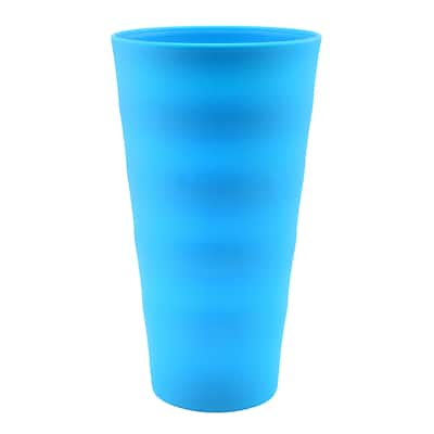 Break-Resistant Plastic Cups 18oz, Reusable Design