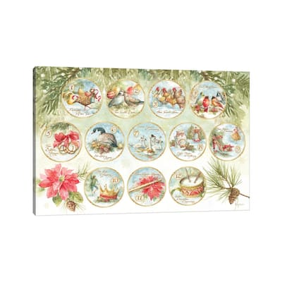 iCanvas "12 days of Christmas XIII" by Lisa Audit Canvas Print