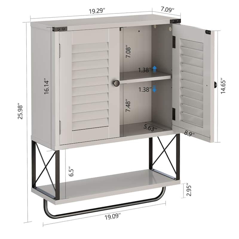 Bathroom Medicine Wall Bathroom Hanging Storage with