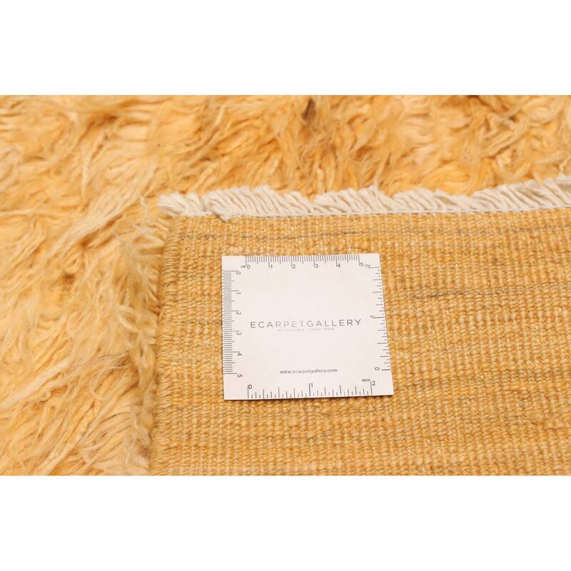 ECARPETGALLERY Hand-knotted Finest Peshawar Ziegler Orange Wool Rug - 10'0 x 10'0