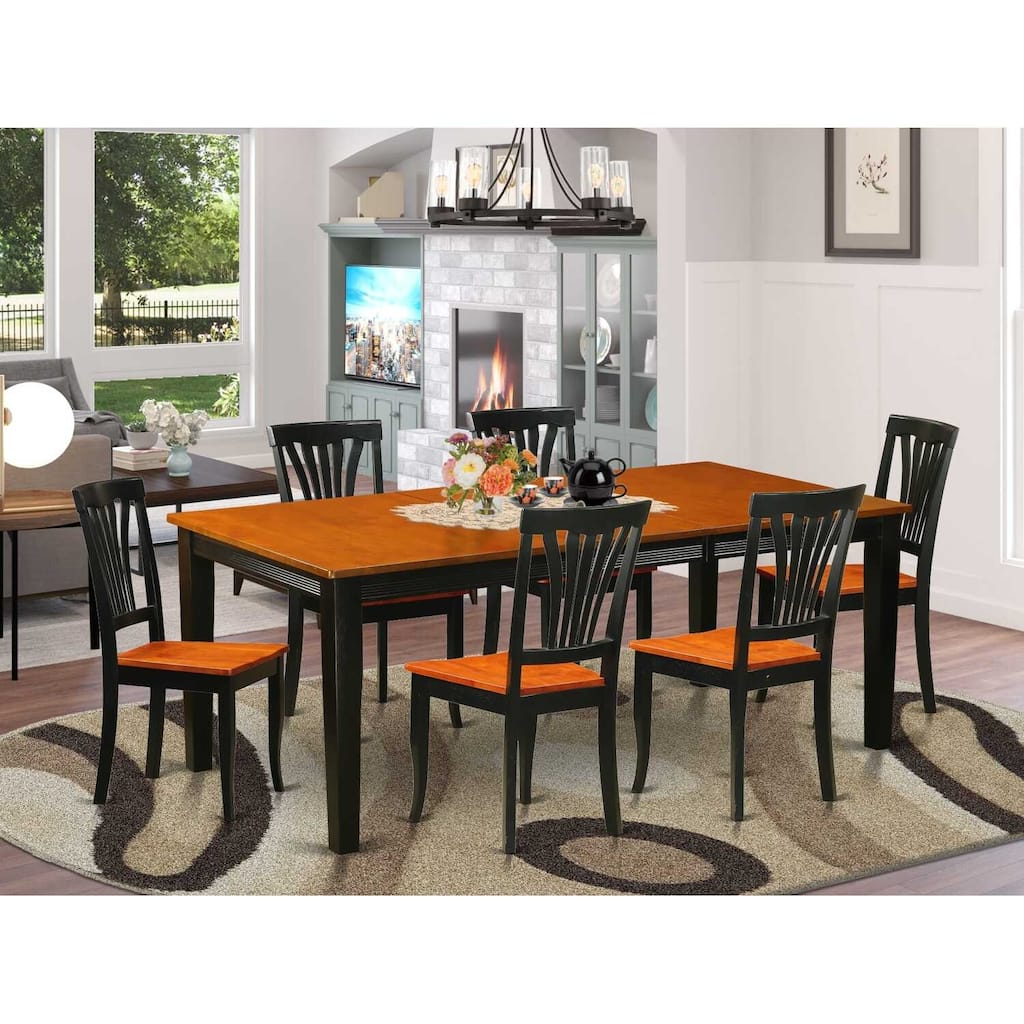 Baroque Dinette Set - Table & 8 Chairs - Kitchen Dining Room Furniture