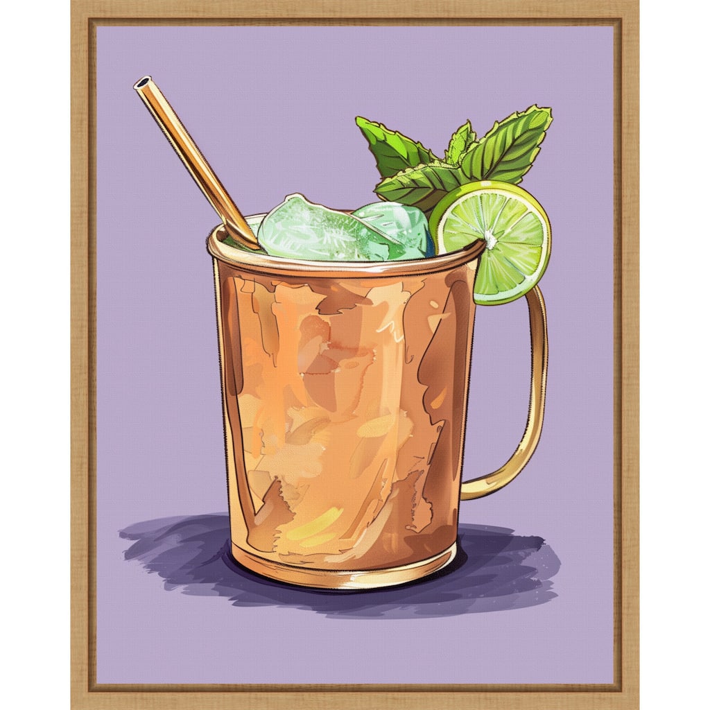 Moscow Mule by Jolly and Dash (16 x 20 in.), Framed Canvas Wall Art Print