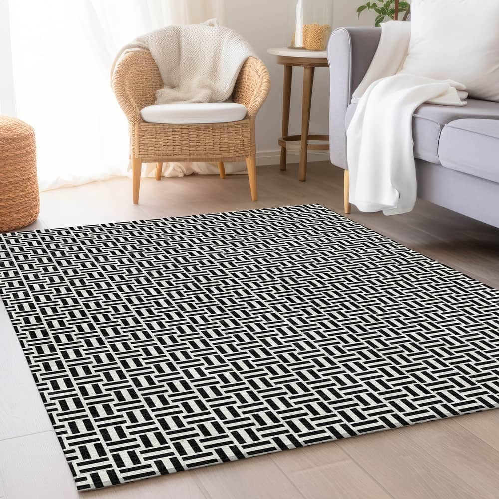 Premium Washable Super Soft Modern Geo Mayfield Rug