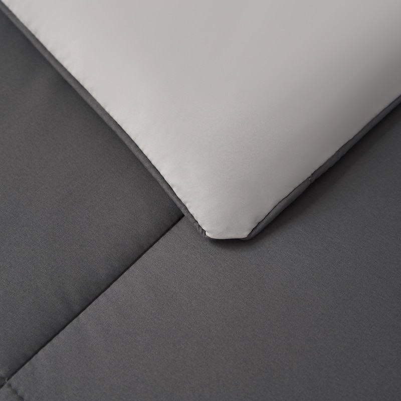 The Sheet Lab Box Stitch Reversible Comforter Sets