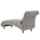 preview thumbnail 33 of 47, Knightsbridge Tufted Oversized Chaise Lounge by iNSPIRE Q Artisan