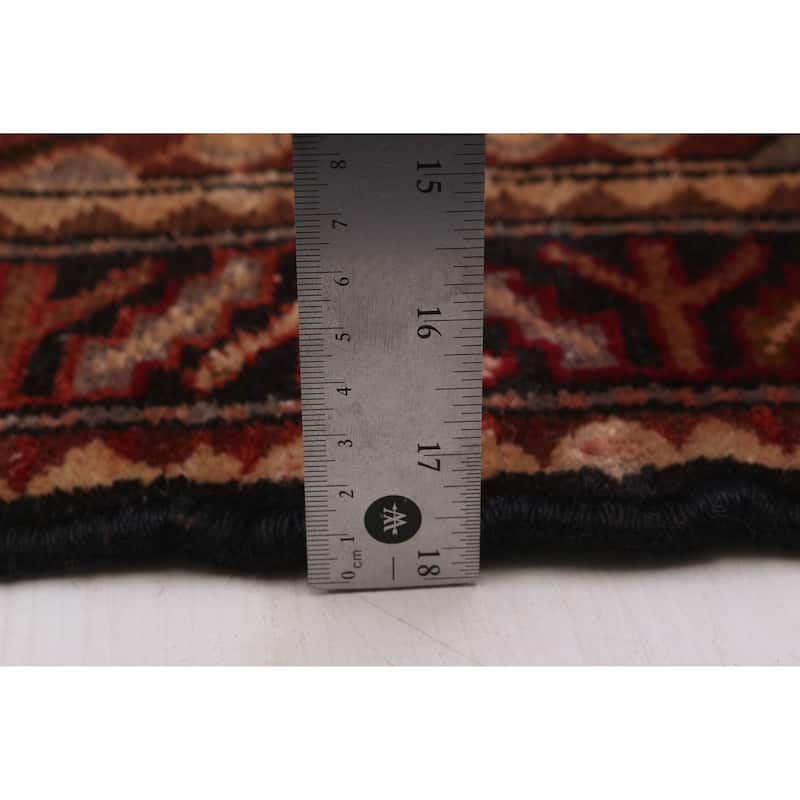 ECARPETGALLERY Hand-knotted Anadol Red Wool Rug - 3'3 x 9'4