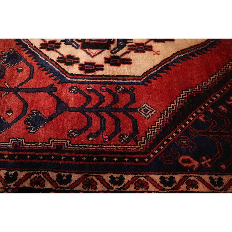 ECARPETGALLERY Hand-knotted Melis Dark Copper Wool Rug - 4'11 x 6'3