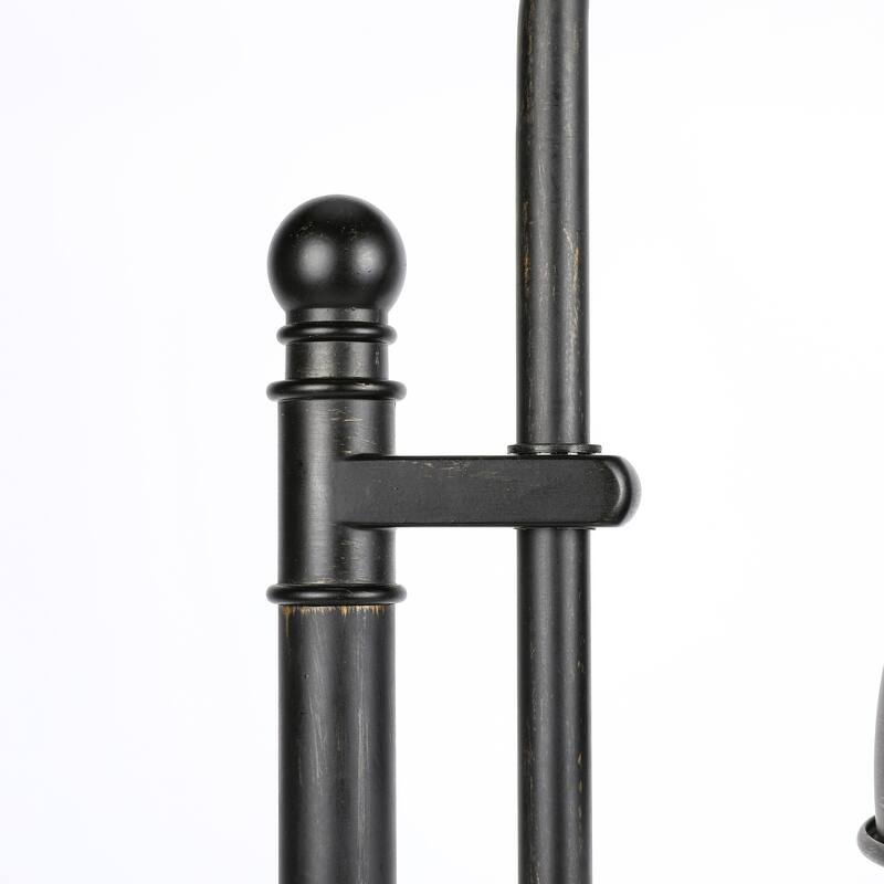 CO-Z 65" Rustic Pharmacy Task Floor Lamp with Adjustable Metal Shade