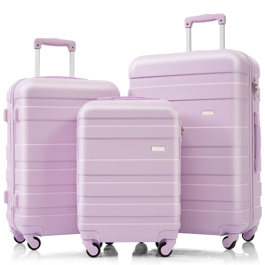 Luggage Sets New Model ABS Hardshell 3pcs Clearance Luggage Hardside Lightweight Durable Suitcase sets
