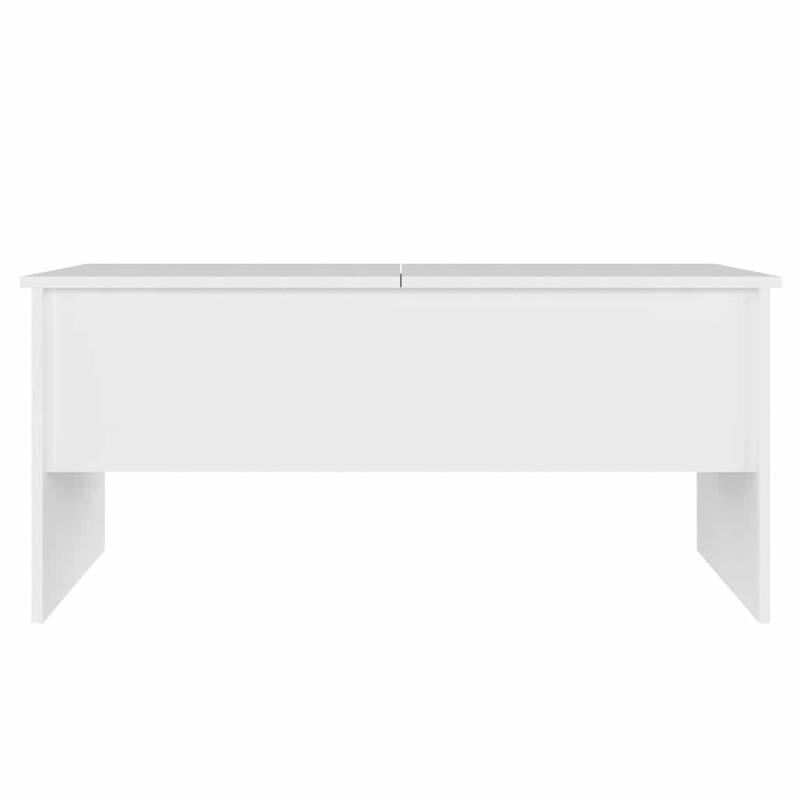 vidaXL Coffee Table Lift Top End Table Accent Side Sofa Table Engineered Wood - 40.2" x 19.9" x 18.3"