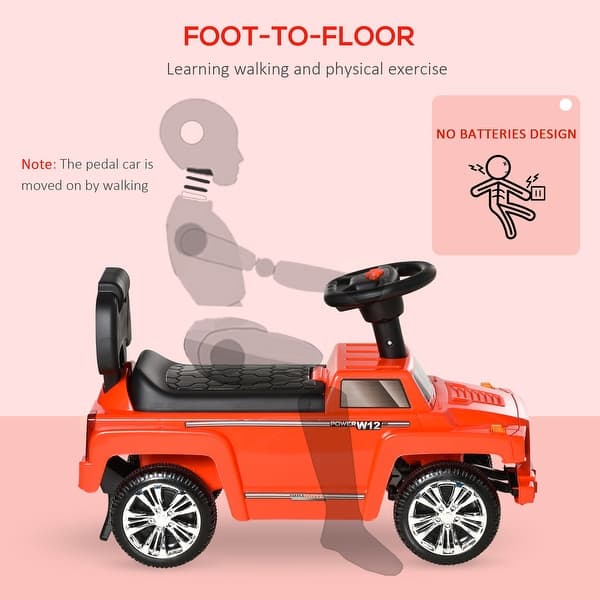 slide 2 of 10, Kids Ride on Push Car - Red Red