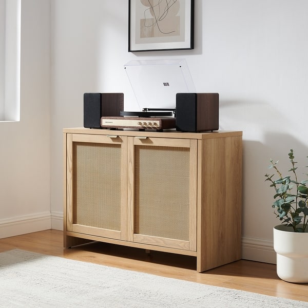 Crosley Kenji Record Player Cabinet With Vinyl Storage - On Sale 