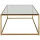 preview thumbnail 5 of 4, Uttermost Bravura Gold Coffee Table - 48"W x 17"H x 30"D