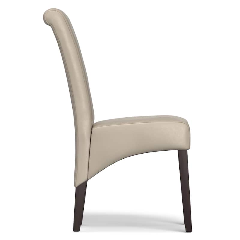 WYNDENHALL Franklin Transitional Deluxe Parson Dining Chair (Set of 2) - 17.7"w x 19.7"d x 40.2"h