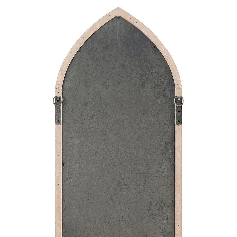 Wood Cathedral Framed Wall Mirror