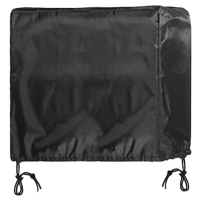 Folding Bed Covers 51 x 12 x 39 Inch Furniture Protective Cover, Black